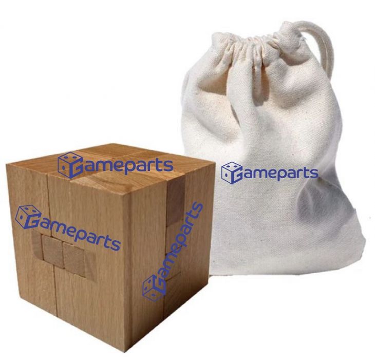 Custom Wood Puzzle Cube main image